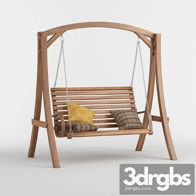 Garden Swing Marlette Outdoor 3D Model Free