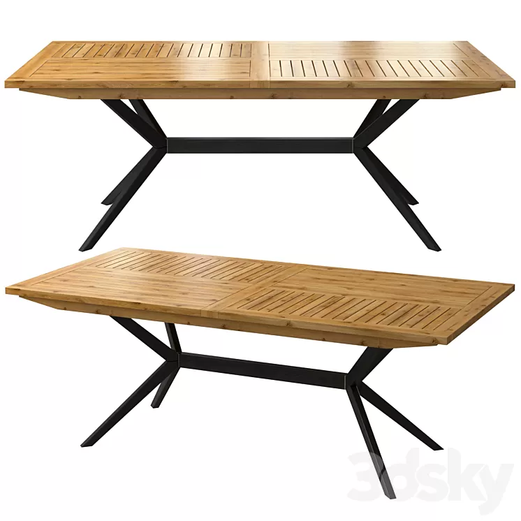 Garden table Jakta 3D Model