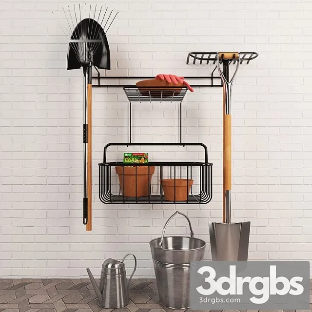 Garden tools 2 3D Model Free