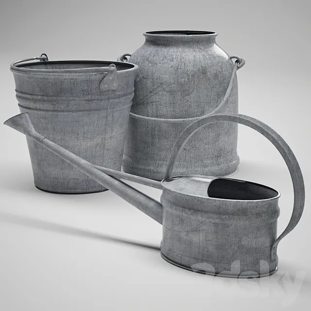 Garden tools 3D Model