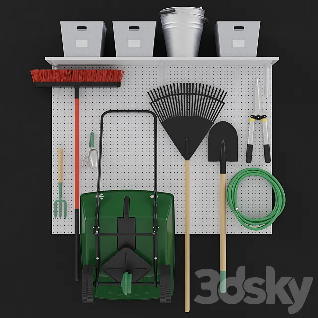 garden tools 3DModel