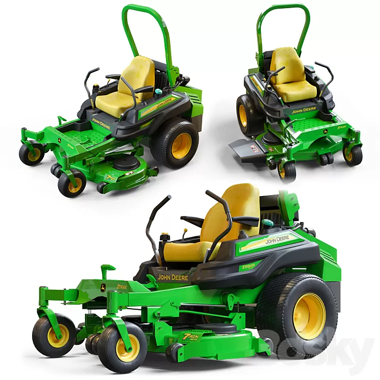 Garden tractor Z994R 3D Model
