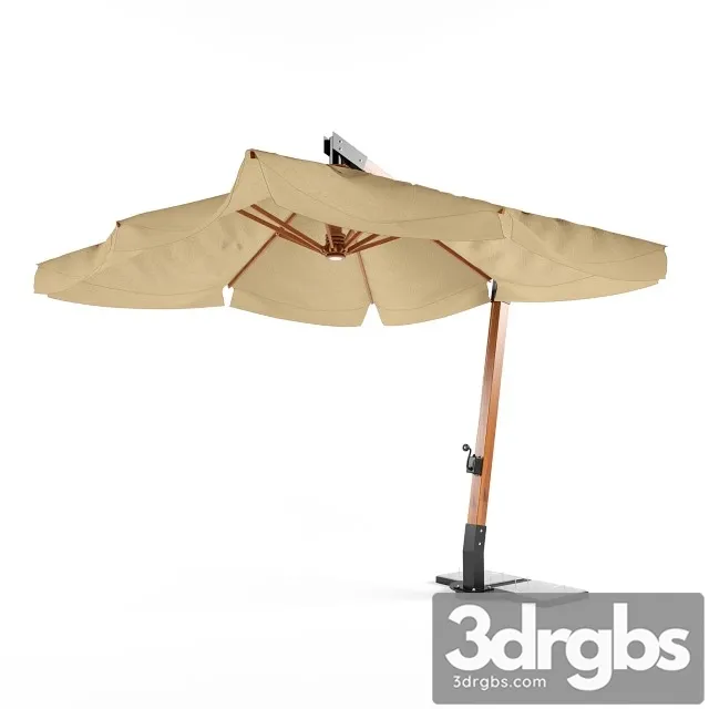 Garden Umbrella 3D Model Free