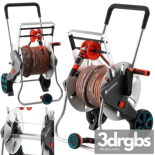 Gardena aquaroll easymetal set 3D Model Free