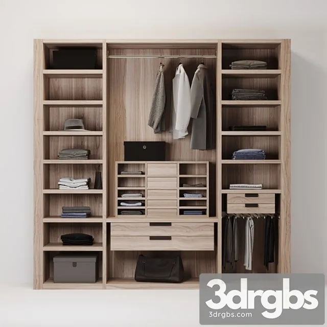 Garderob Poliform 10 3D Model Free