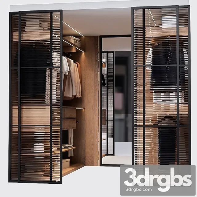 Garderob Walk In 3D Model Free