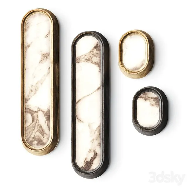 Garnier & Linker Gaia Grand Wall Lamps 3D Model