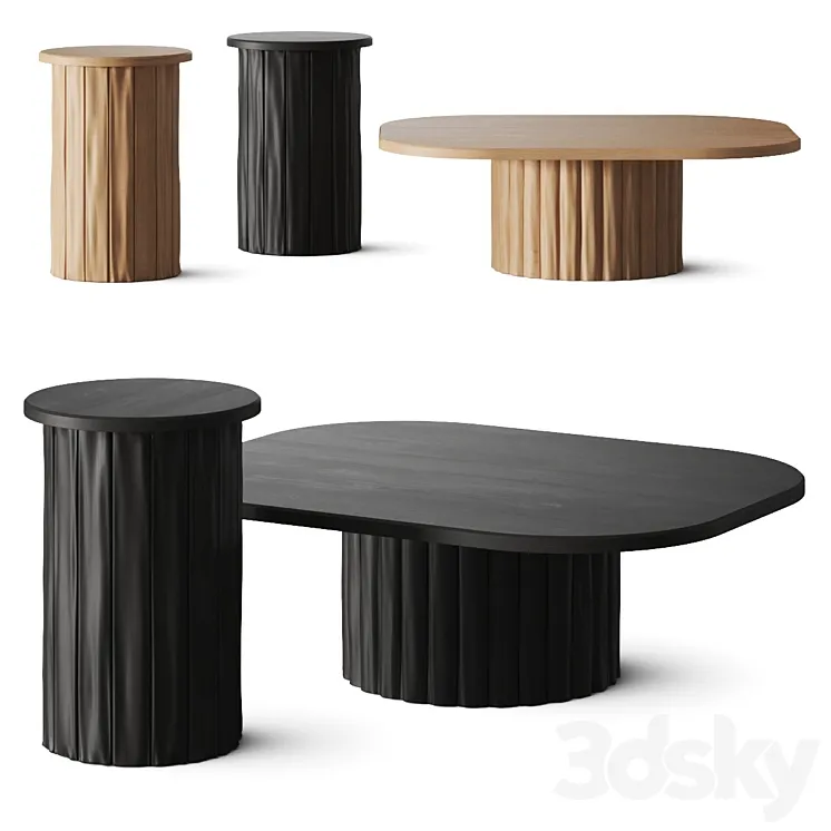 Garnier & Linker Kitayama Coffee Tables 3D Model Free