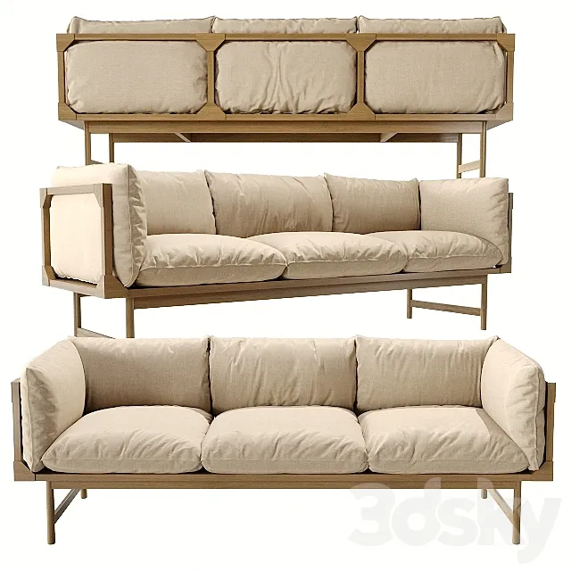Garsnas-Bleck sofa 3D Model