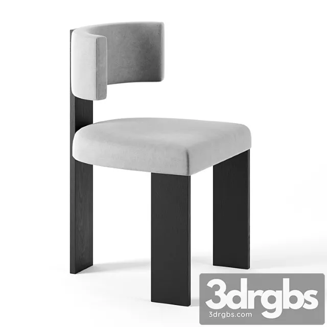 Gary Dining Chair By Nina Seirafi 3D Model Free
