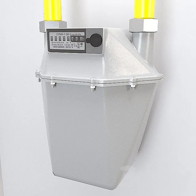 Gas meter SGBV-1 3DModel