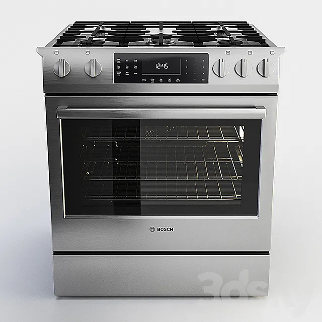Gas Slide-in Range - HGI8054UC - by Bosch Free Download