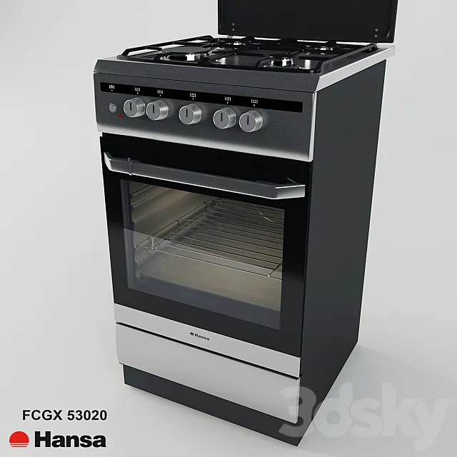 Gas stove Hansa FCGX 53020 Integra Free Download