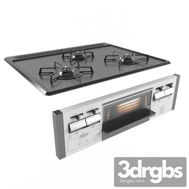 Gas Stove Harman 3D Model Free