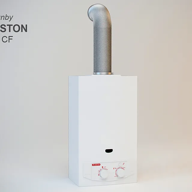 Gas Water Heater Ariston Fast CF 3DModel