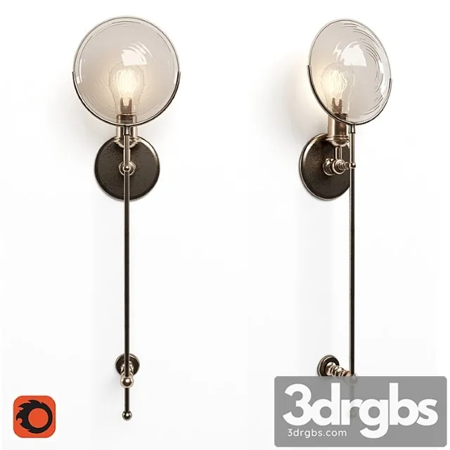 Gaslight lens grand sconce