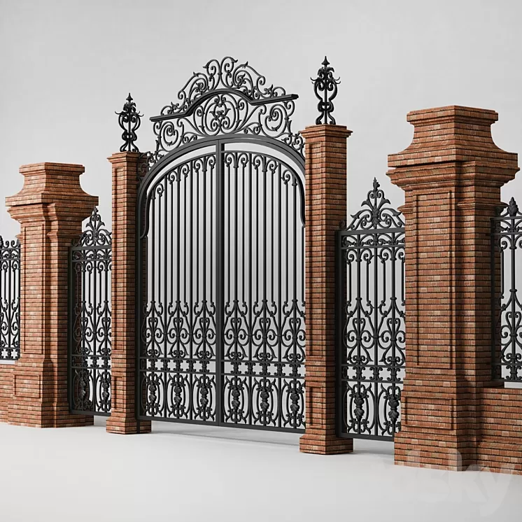 Gate 2233 3D Model