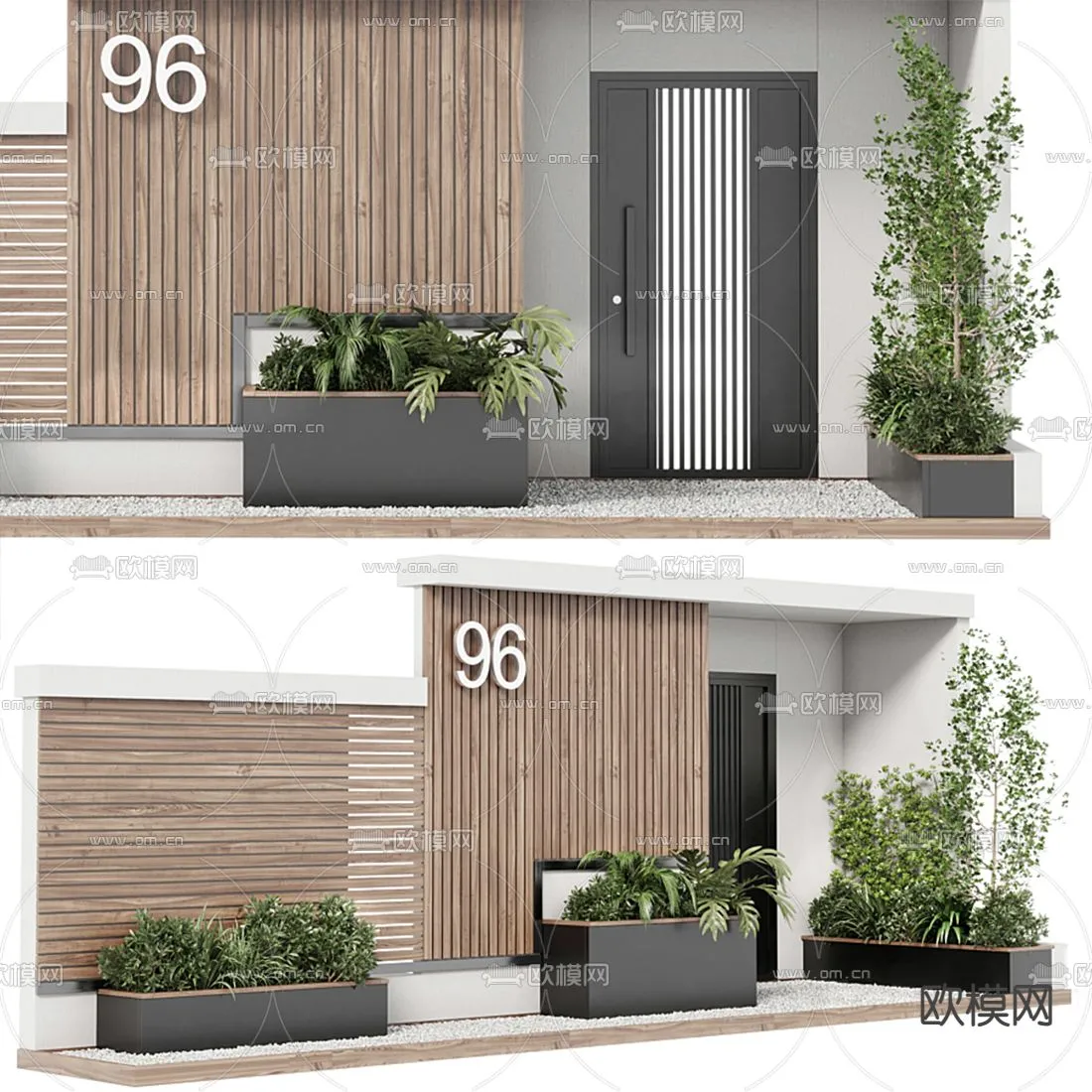 Gate 3D Models for Villas - Architecture 3D - 002