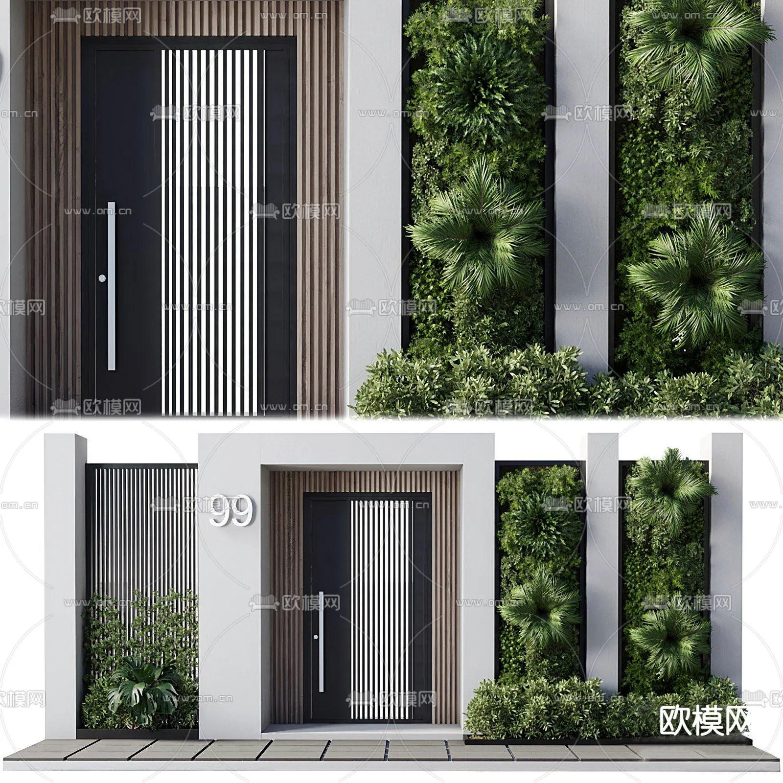 Gate 3D Models for Villas - Architecture 3D - 006