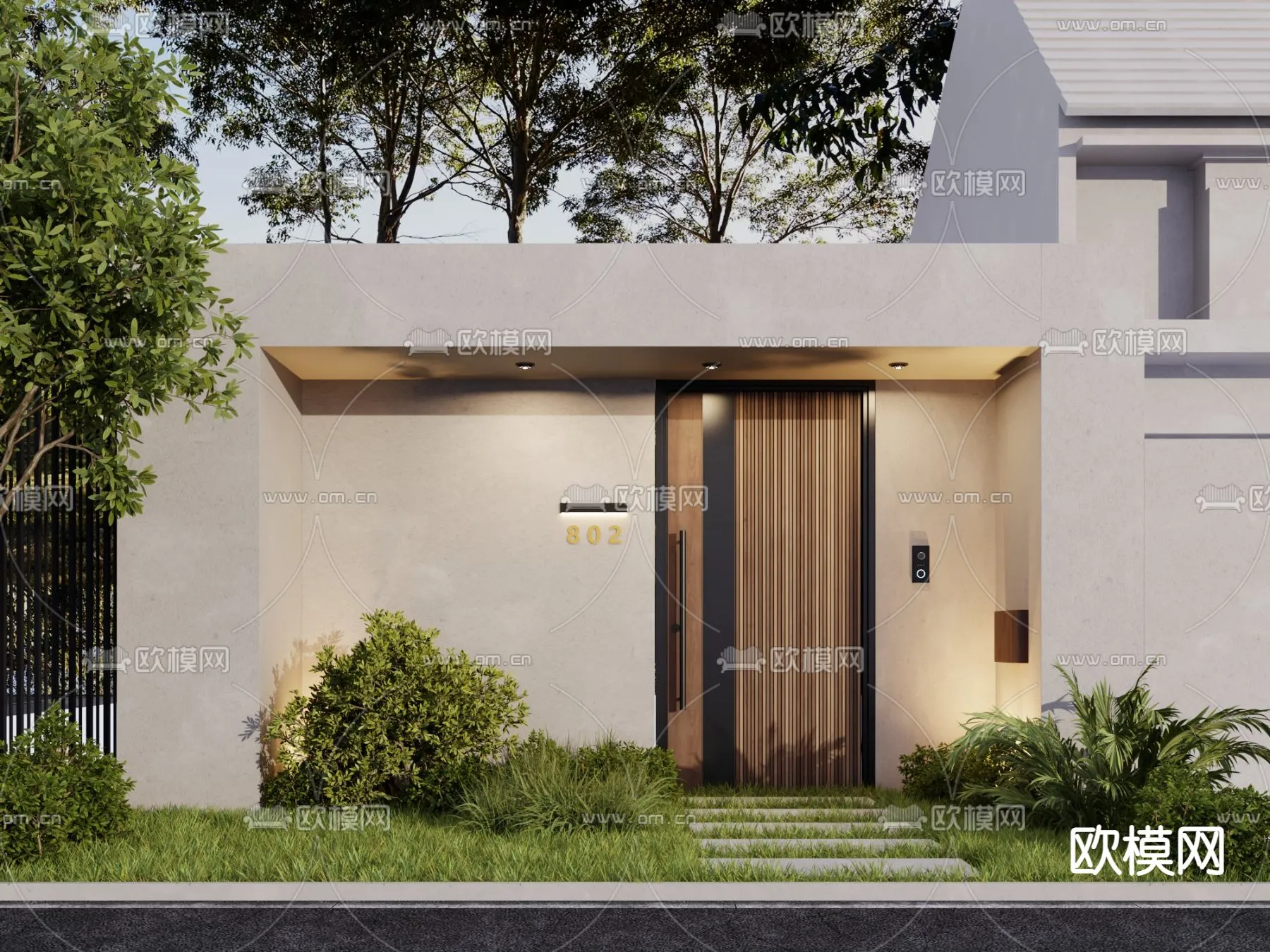 Gate 3D Models for Villas - Architecture 3D - 016