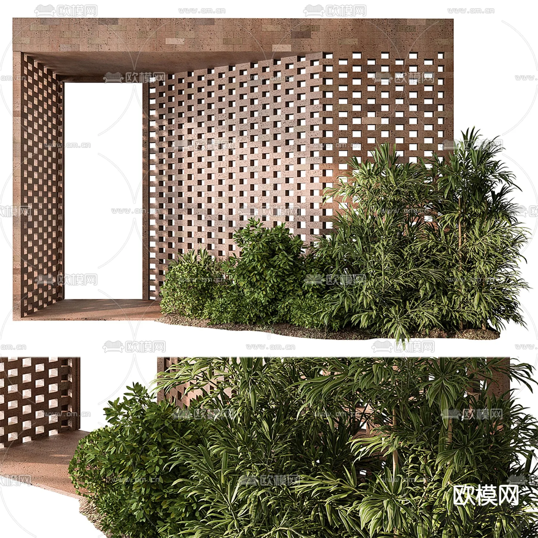 Gate 3D Models for Villas - Architecture 3D - 021