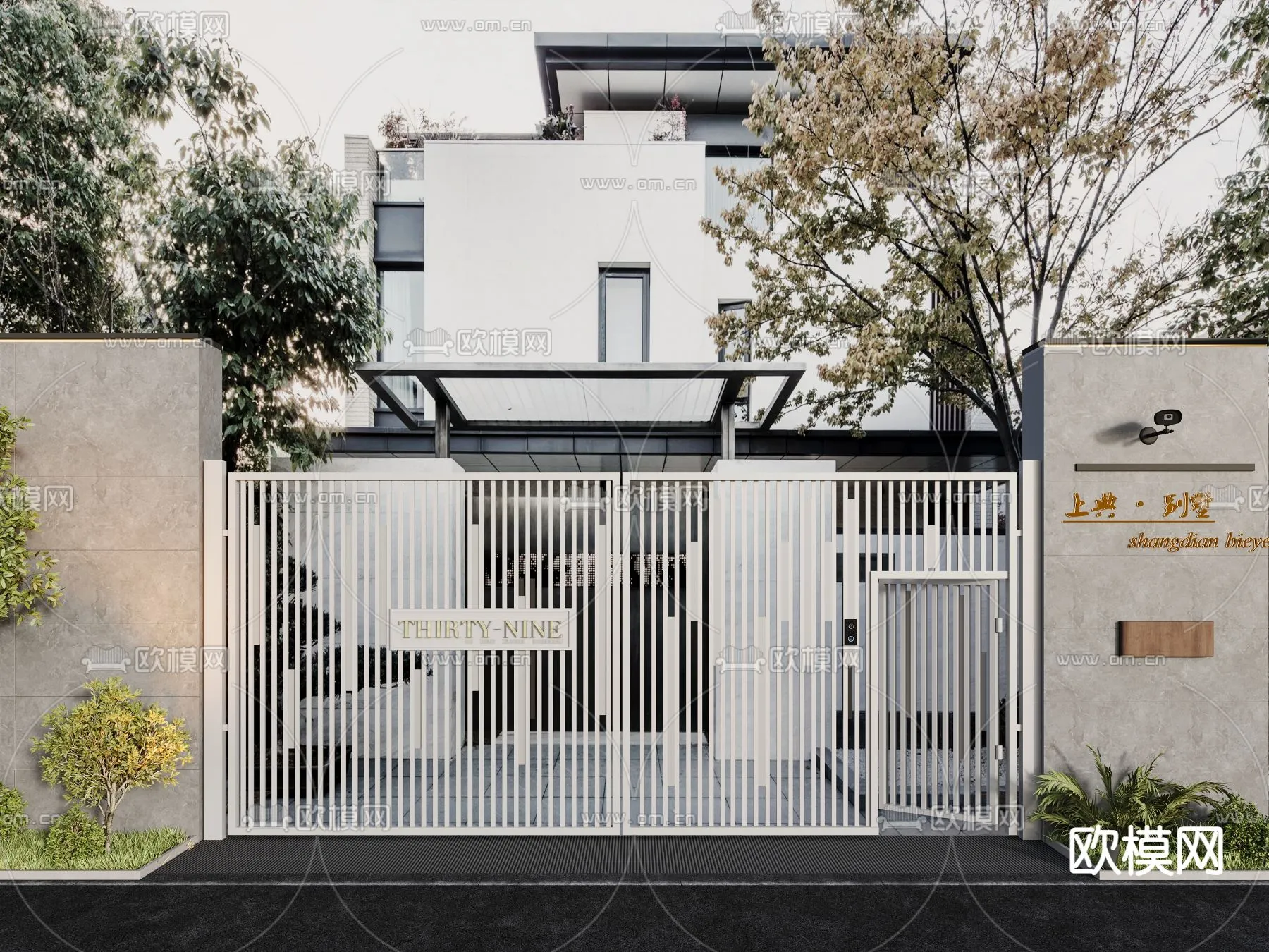 Gate 3D Models for Villas - Architecture 3D - 025