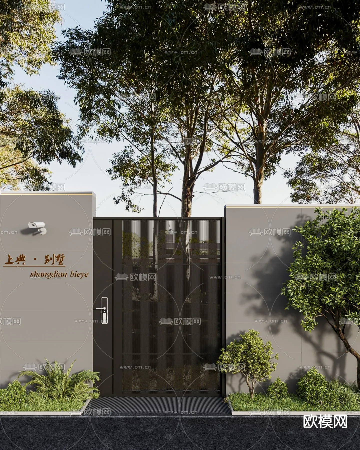 Gate 3D Models for Villas - Architecture 3D - 027