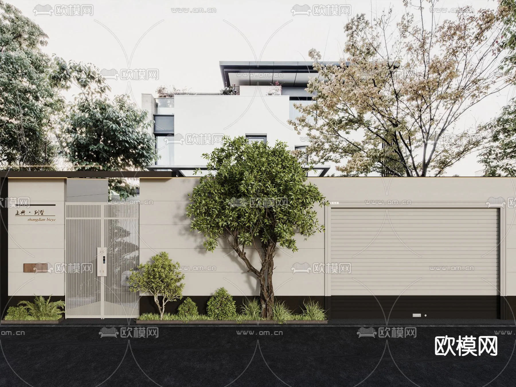 Gate 3D Models for Villas - Architecture 3D - 031