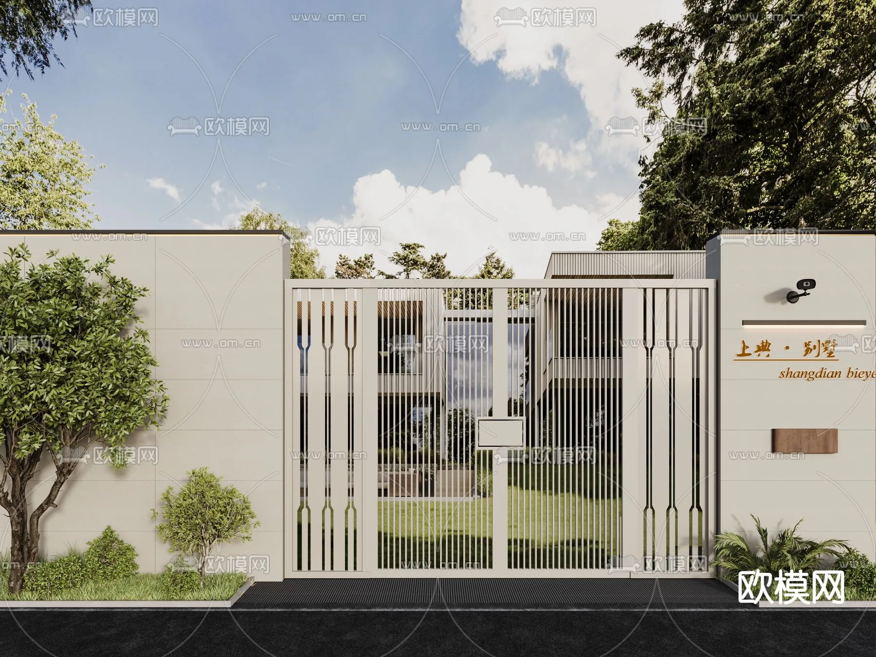 Gate 3D Models for Villas - Architecture 3D - 039