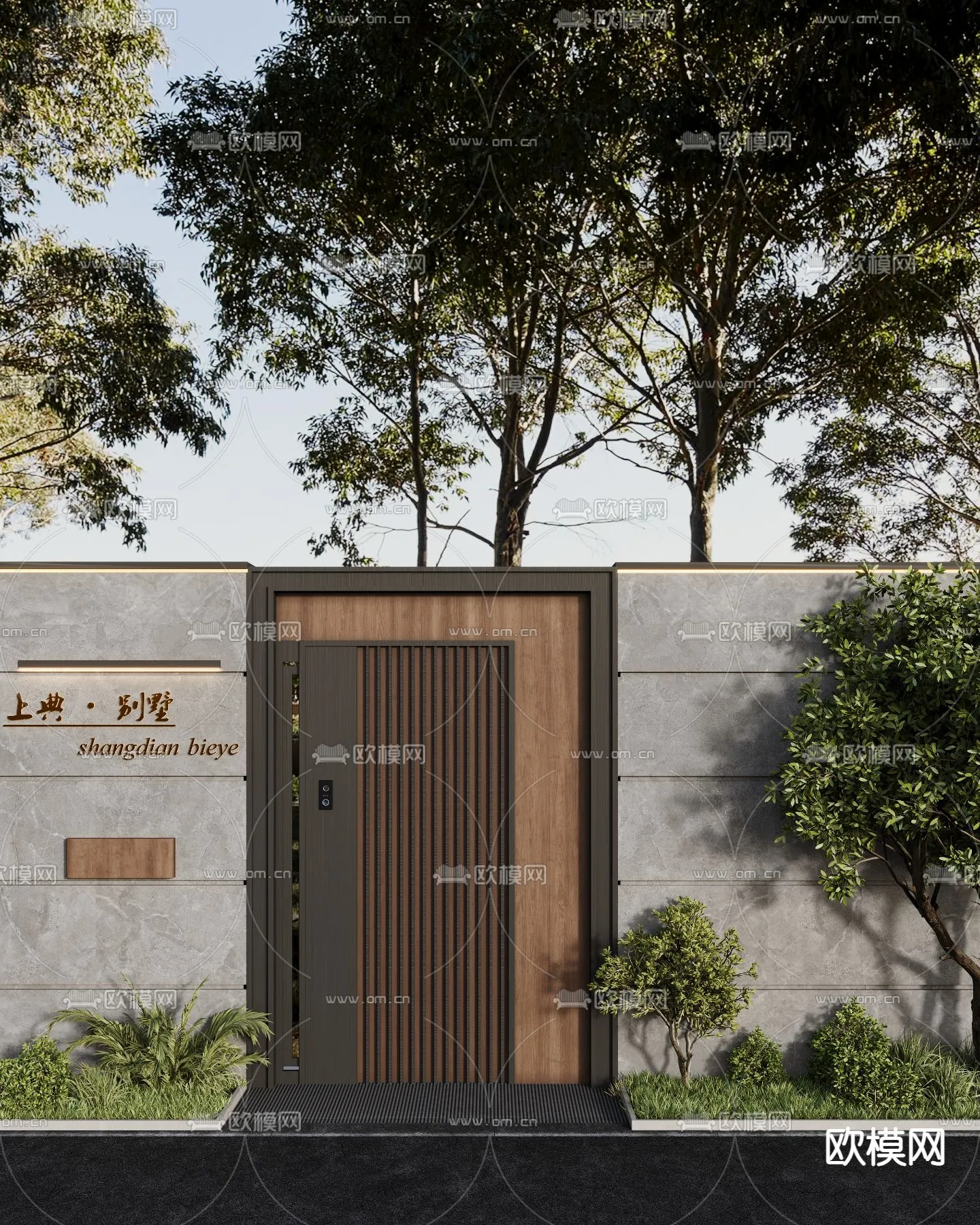 Gate 3D Models for Villas - Architecture 3D - 040