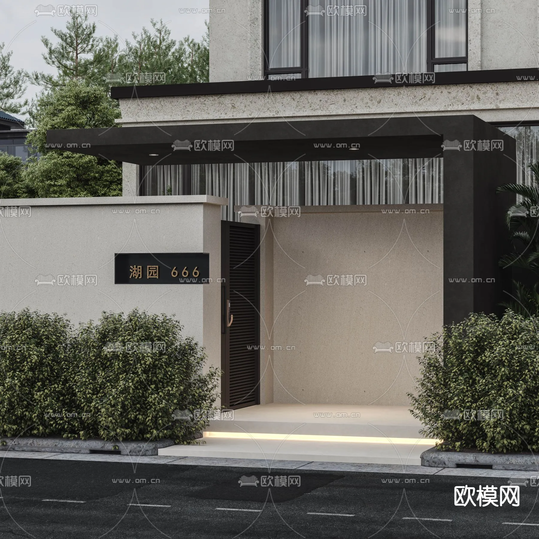 Gate 3D Models for Villas - Architecture 3D - 057