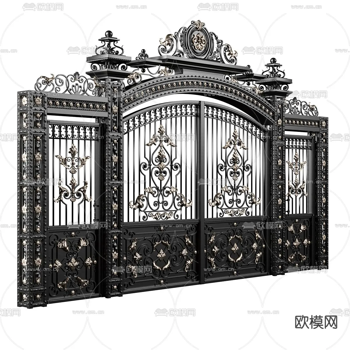 Gate 3D Models for Villas - Architecture 3D - 062