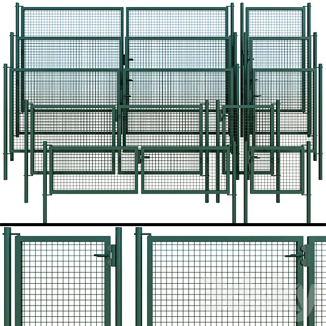 Gate wicket 3D Model