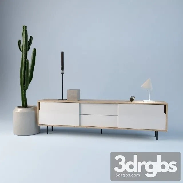 Gates Tv Cabinet 3D Model Free