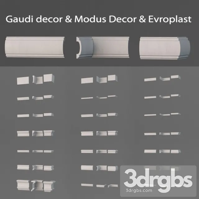 Gaudi Modus Decor Europlast 02 3D Model Free