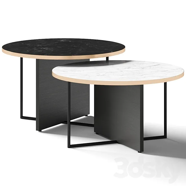 Gautier Alliance Coffee Tables 3DModel