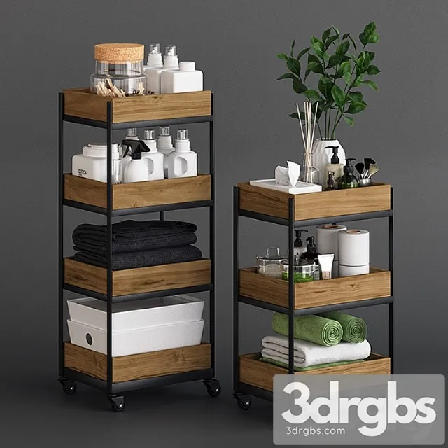 Gavin Rolling Carts 3D Model Free