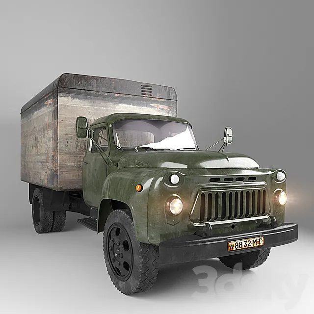 gaz 52 3D Model