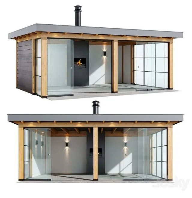 Gazebo Buitenpracht 3D Model