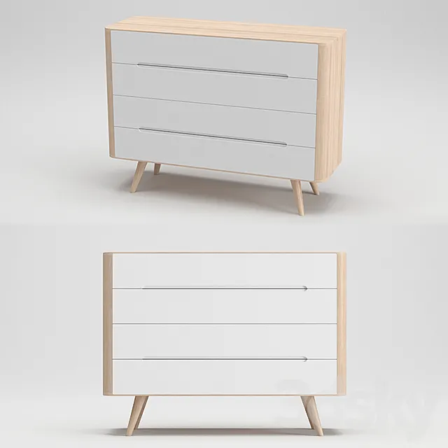 Gazzda Ena Two Chest of Drawers 3DModel