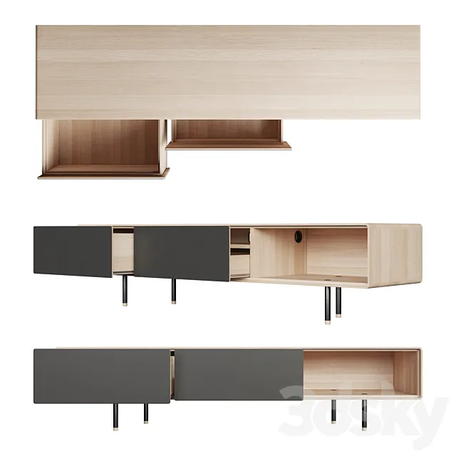 Gazzda Fina Lowboard 3DModel