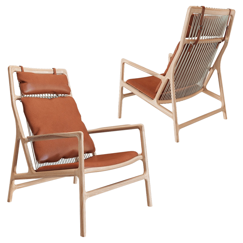Gazzda - Lounge chair Dedo 3D Model