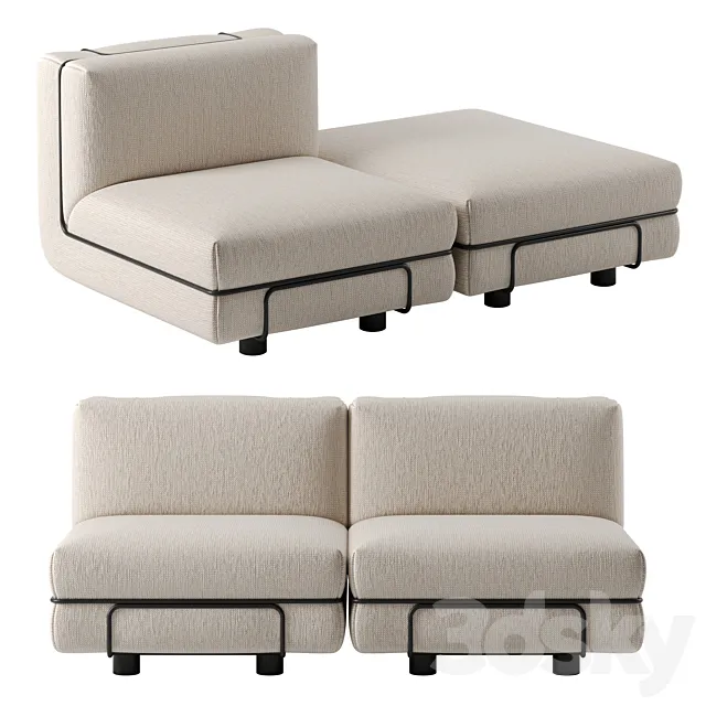 GB Lounge by Karakter 3D Model