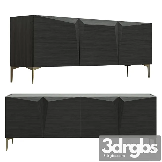 Gd arradamenti rosa dei venti storage sideboard 2 3D Model Free