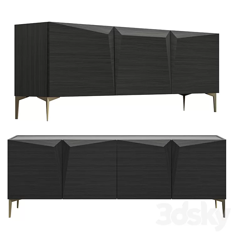 GD Arradamenti ROSA DEI VENTI storage sideboard 3D Model