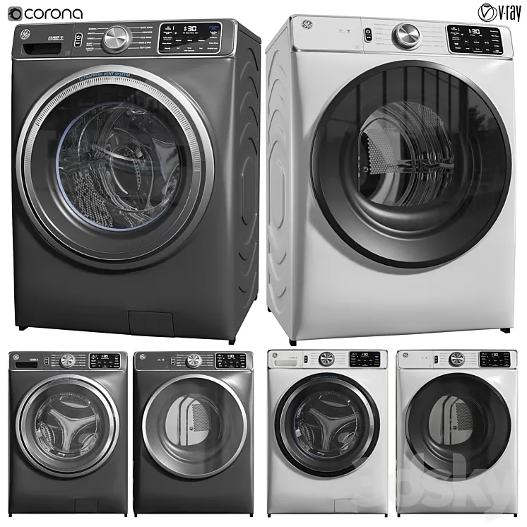 GE wash machine and dryer 02