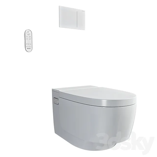 Geberit Aquaclean Mera Comfort toilet-bidet 3D Model