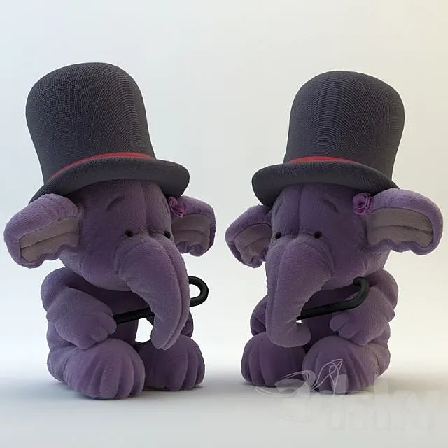 Geddy Elephant 3D Model