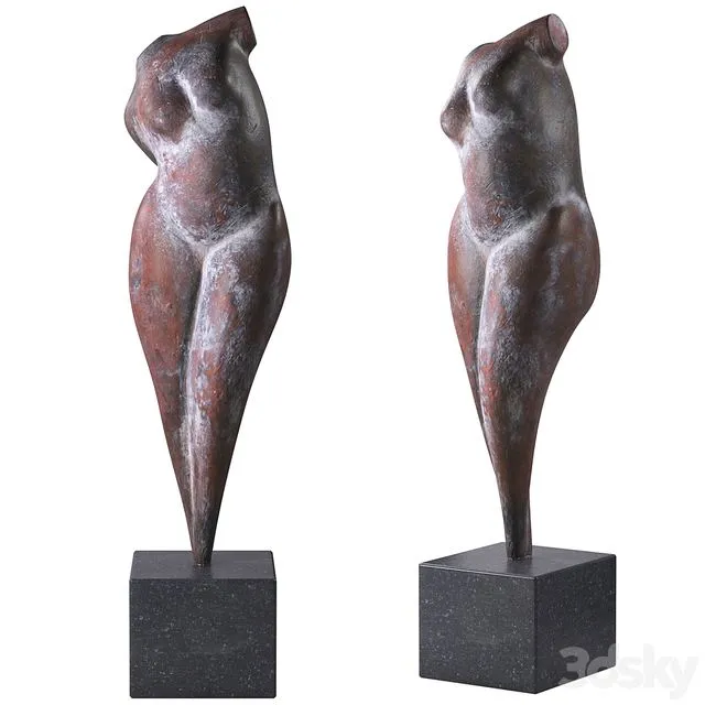 Gedraaid Model Sculpture By Tom Seerden 3D Model