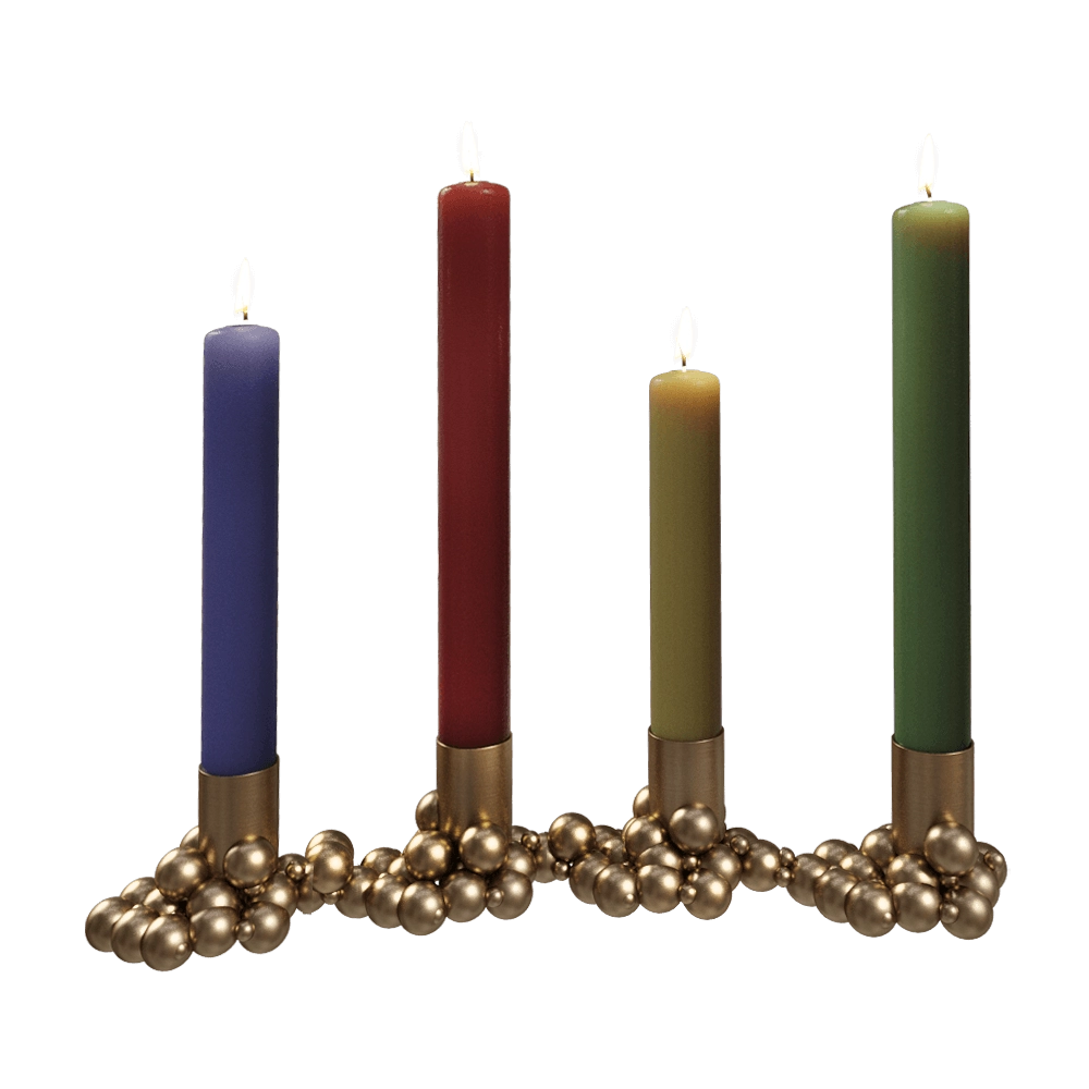 Gejst  - Candlelight  Molekyl 4 brass + 3D Model